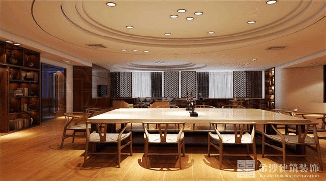 天博办公室装修设计之会议室(图3)