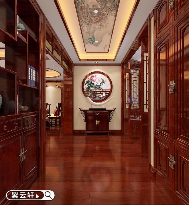 天博官方网站南通中式别墅设计装修艺术与自然的完全融合(图1)