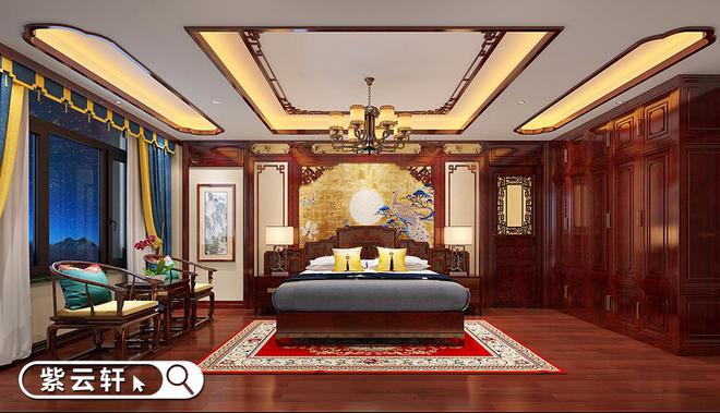 天博官方网站南通中式别墅设计装修艺术与自然的完全融合(图5)