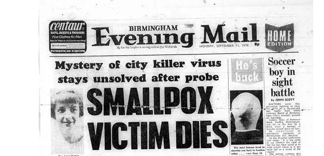 天博1978年最后一位天花感染者死于实验室里被“囚禁”的病毒样本(图6)
