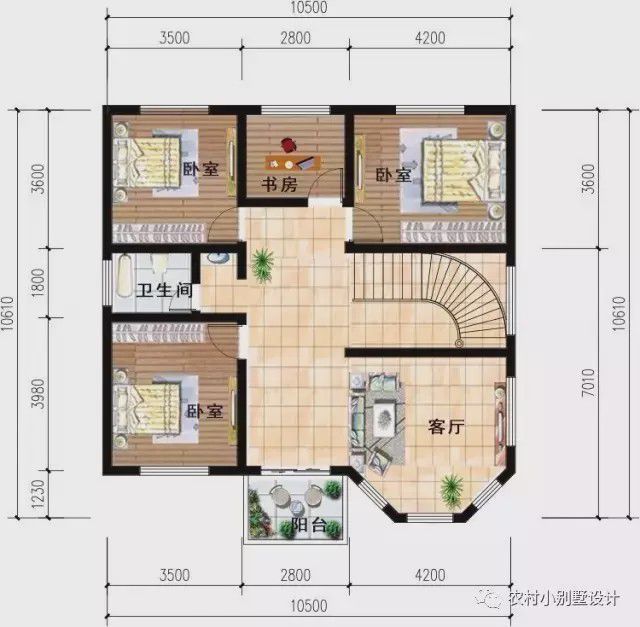 天博2套高品质生活农村小别墅造价不贵而且耐看2020年农村建房首选(图6)