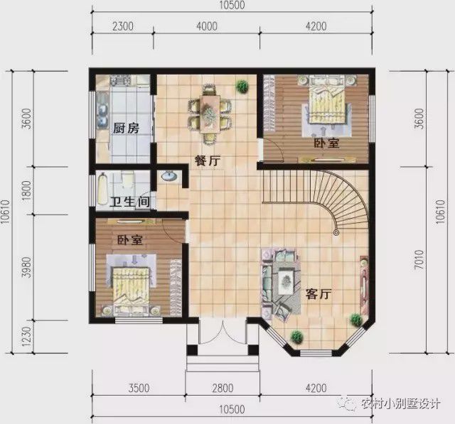 天博2套高品质生活农村小别墅造价不贵而且耐看2020年农村建房首选(图5)